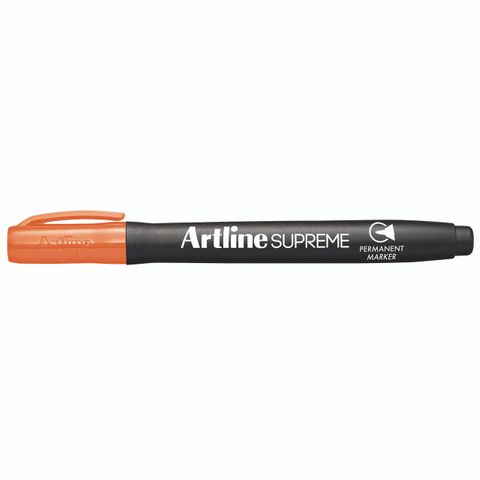 Artline Supreme Permanent Marker 1mm Bullet tip, Orange