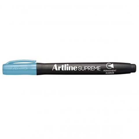 Artline Supreme Permanent Marker 1mm Bullet tip, Light Blue