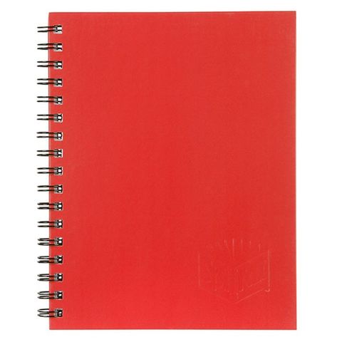 SPIRAX 512 A4 HARDCOVER BOOK 200 PAGES, RED