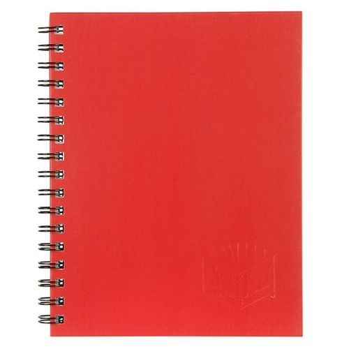 SPIRAX 512 A4 HARDCOVER BOOK 200 PAGES, RED
