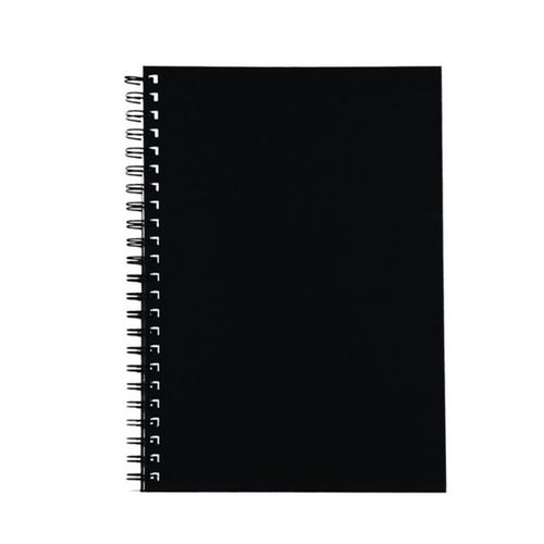 SPIRAX 512 A4 HARDCOVER BOOK 200 PAGES, BLACK