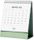 2026 Letts of London Desk Calendar Conscious 150x180mm Sage - 1001587