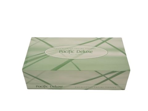 Pacific Hygiene Deluxe Facial Tissue with Eucalyptus 2-ply (48 packs)