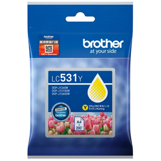 Brother LC531Y Yellow Ink Cartridge~250pg