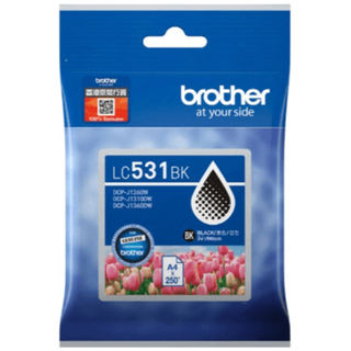 Brother LC531BK Black Ink Cartridge~250pg