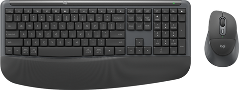 Logitech MK880 Signature Wireless Keyboard + Mouse - Graphite - Business