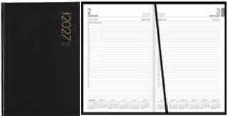 2027 Collins A51A Appointment Diary, Day To Page, Black