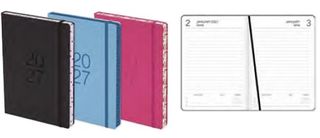 2027 Collins A51 Colour Edge Diary, Day To Page, Black