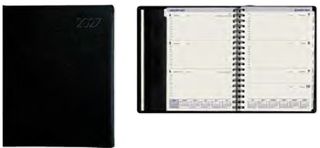 104219 - 2027 Collins Portfolio Diary, Week To View, Wiro, Black