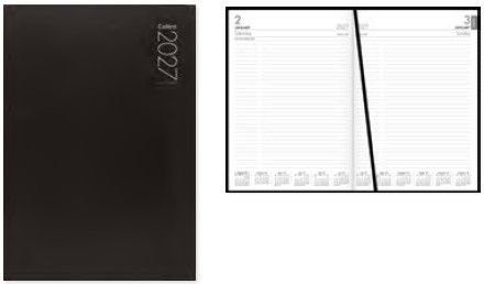 2027 Collins A41E Executive Diary, Day To Page, Black