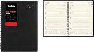 2027 Collins Boston A41 Diary, Day to Page, Black