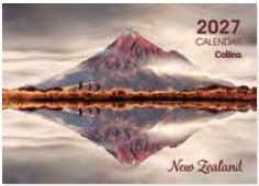 2027 Collins Rosebank Wall Calendar, 210x300mm, NZ Landscape