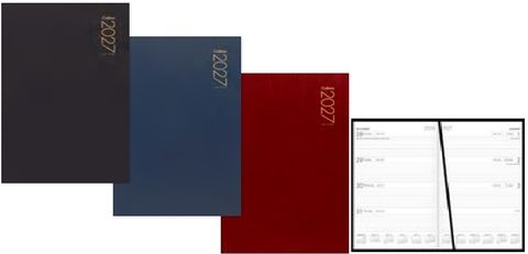 101559 - 2027 Collins A43 Diary, Week To View, Red