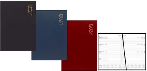 101559 - 2027 Collins A43 Diary, Week To View, Red