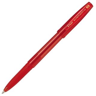 Pilot Super Grip G Stick Ballpoint Pen, Red (BPS-GG-M-R)