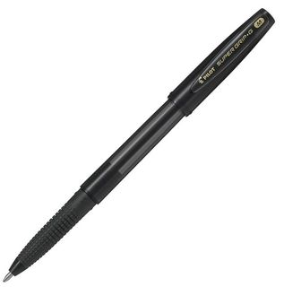 Pilot Super Grip G Stick Ballpoint Pen, Black (BPS-GG-M-B)