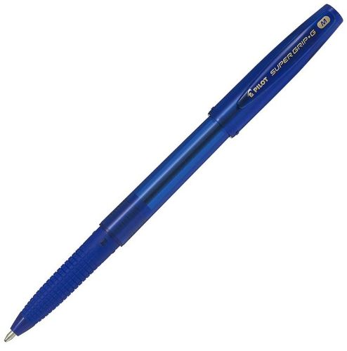 Pilot Super Grip G Stick Ballpoint Pen, Blue (BPS-GG-M-L)