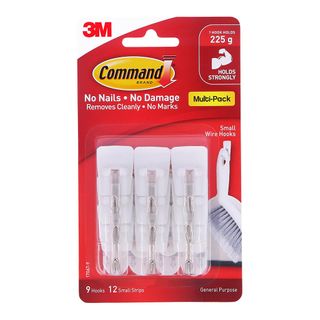 Command Hook 17067 Small White Wire, Value Pk 9