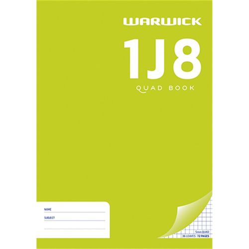 1J8 WARWICK EXERCISE BOOK