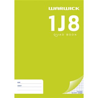 1J8 WARWICK EXERCISE BOOK