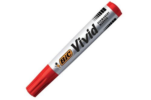 BIC VIVID MARKER (RED)