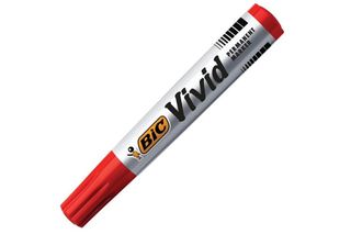 BIC VIVID MARKER RED