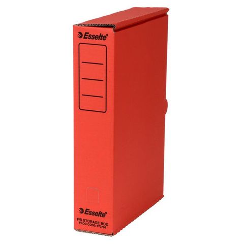 Coloured Storage Carton, Red