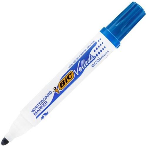 BIC VELLADA WHITEBOARD MARKER, BULLET TIP (BLUE)