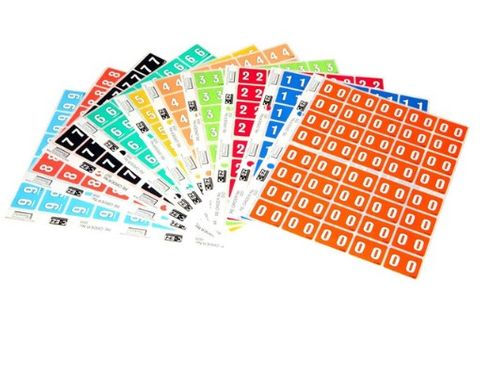 FILECORP NUMERIC LABELS EA (2