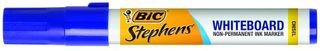 STEPHENS CHISEL TIP WHITEBOARD MARKER (BLUE)