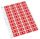 CODAFILE LABEL ALPHA K 25MM SHEET 40
