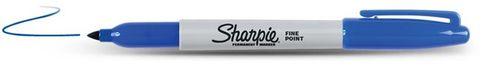 SHARPIE FINE POINT MARKER BLUE