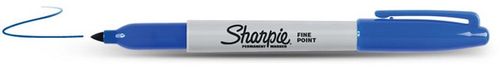 SHARPIE FINE POINT MARKER BLUE