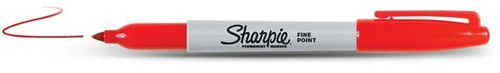 SHARPIE FINE POINT MARKER RED