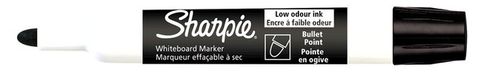 SHARPIE EXPO WHITEBOARD BULLET MARKER (BLACK)