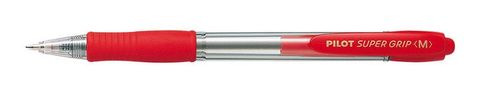 PILOT SUPERGRIP MEDIUM PEN RED