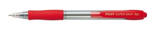 PILOT SUPERGRIP MEDIUM PEN RED