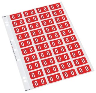 CODAFILE LABEL NUMERIC 0 25MM