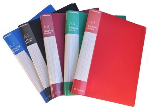 A4 CLEARFILE 40 POCKET (ASSORTED)