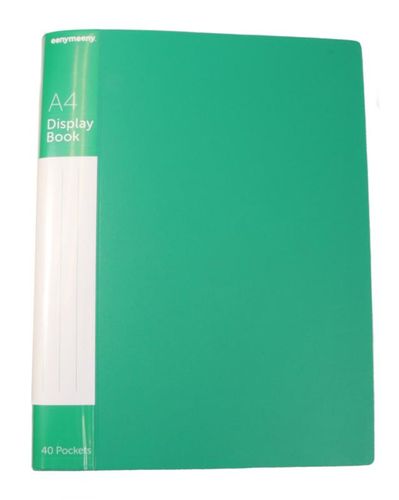 A4 CLEARFILE 40 POCKET (GREEN)