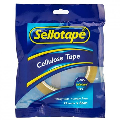 SELLOTAPE CELLULOSE TAPE 12 X 66M