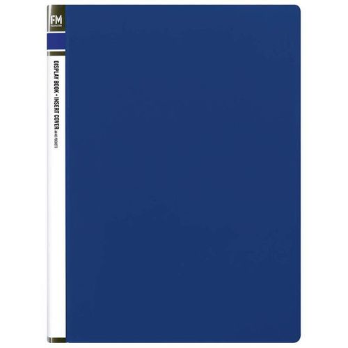A4 INSERT COVER CLEARFILE 40 POCKET (BLUE)
