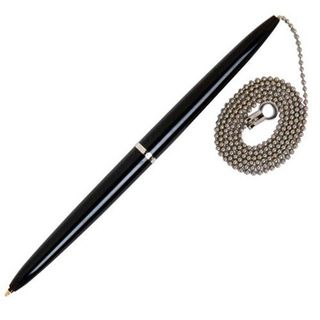 BIC CAPTIVE PEN WITH CHAIN (BLACK)