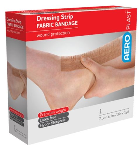 FABRIC DRESSING STRIP 75MM X 1