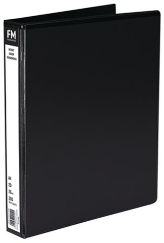 ENVIRO RINGBINDER C/W OVERLAY A4/2/26 (BLACK)