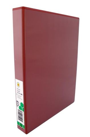 ENVIRO RINGBINDER C/W OVERLAY A4/2/26 (RED)