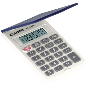 Canon LC210L 8 Digit Small Handheld Calculator