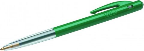 BIC CLIC BALLPOINT PEN (GREEN) BOX 10