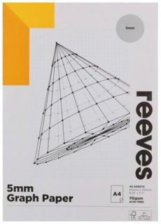 REEVES 5MM A4 GRAPH PAD