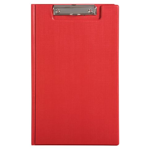 PVC CLIPBOARD FLAP F/C Red